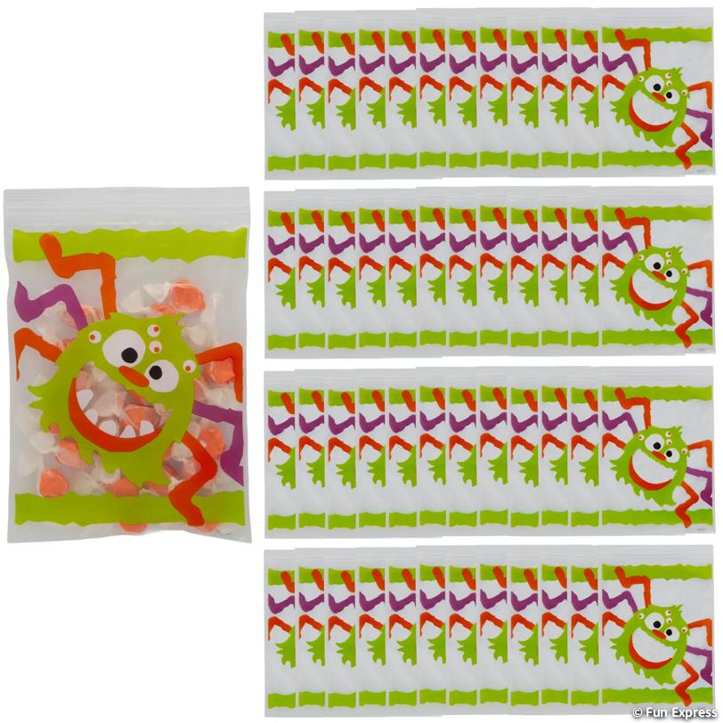 Monster Mayhem Resealable Favour Bags